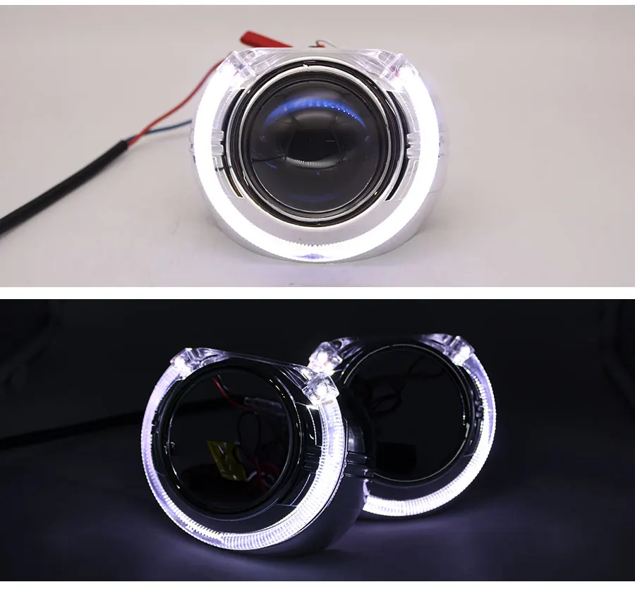 Taochis Inches Bi Xenon Projector Lens Shroud Drl Car Headlights