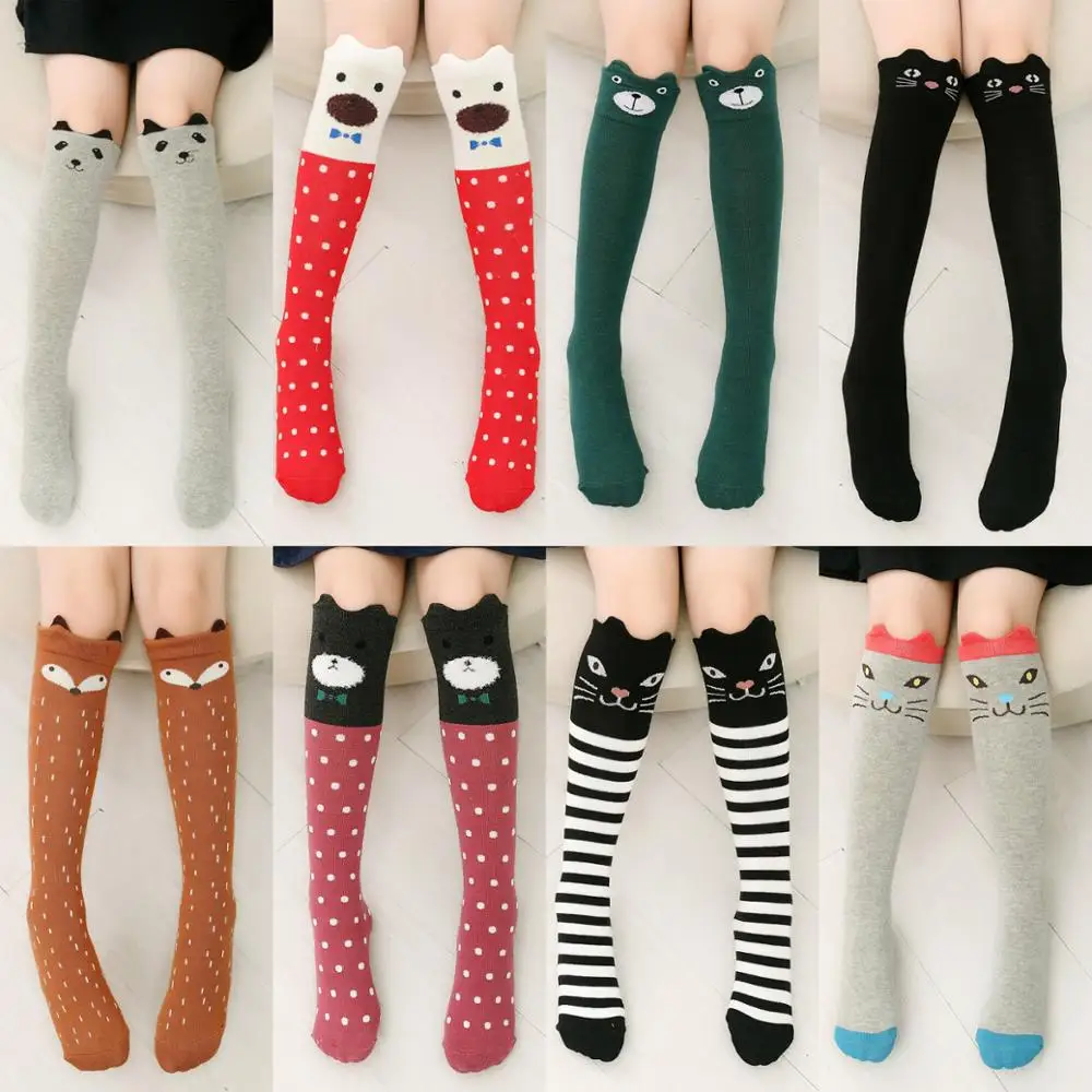 Girl Socks 3-12 Years Old Cotton Cartoon Animal Long Tube Princess Children's Knee Socks Kids Dance Socks, As show
Girl Socks 3-12 Years Old Cotton Cartoon Animal Long Tube Princess Children's Knee Socks Kids Dance Socks, As show