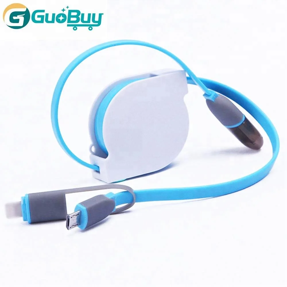 Top sales Multi Color 2 in 1 Retractable USB Charging Cable Cord For iPhone Android, Blue;green;white;black;pink
Top sales Multi Color 2 in 1 Retractable USB Charging Cable Cord For iPhone Android, Blue;green;white;black;pink