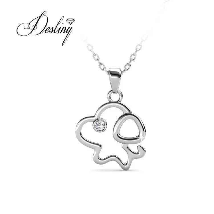 Destiny Jewellery hip-hop cartoon dog jewelry charms pendant necklace made with High Quality crystals, White
Destiny Jewellery hip-hop cartoon dog jewelry charms pendant necklace made with High Quality crystals, White
