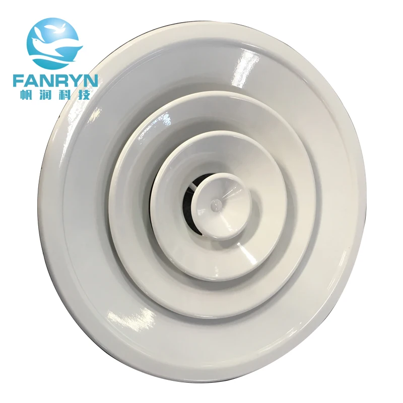 High Quality Hvac Aluminum Round Ac Ceiling Diffusers Parts With Damper Buy Round Ceiling Diffuser Damper Round Ceiling Diffuser Installation Round