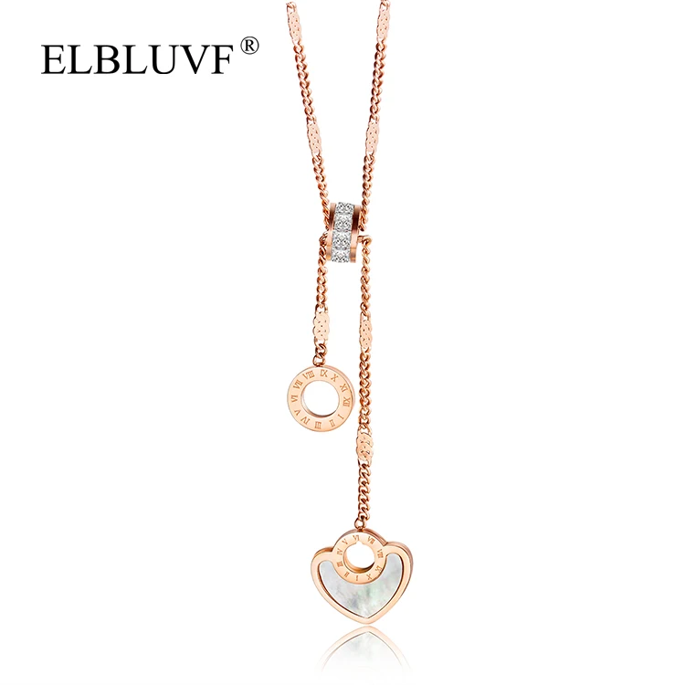 ELBLUVF Free Shipping Stainless Steel Rome Numeral Ring Pendant Heart Shape Pendant Necklace, Rose gold ,silver
ELBLUVF Free Shipping Stainless Steel Rome Numeral Ring Pendant Heart Shape Pendant Necklace, Rose gold ,silver