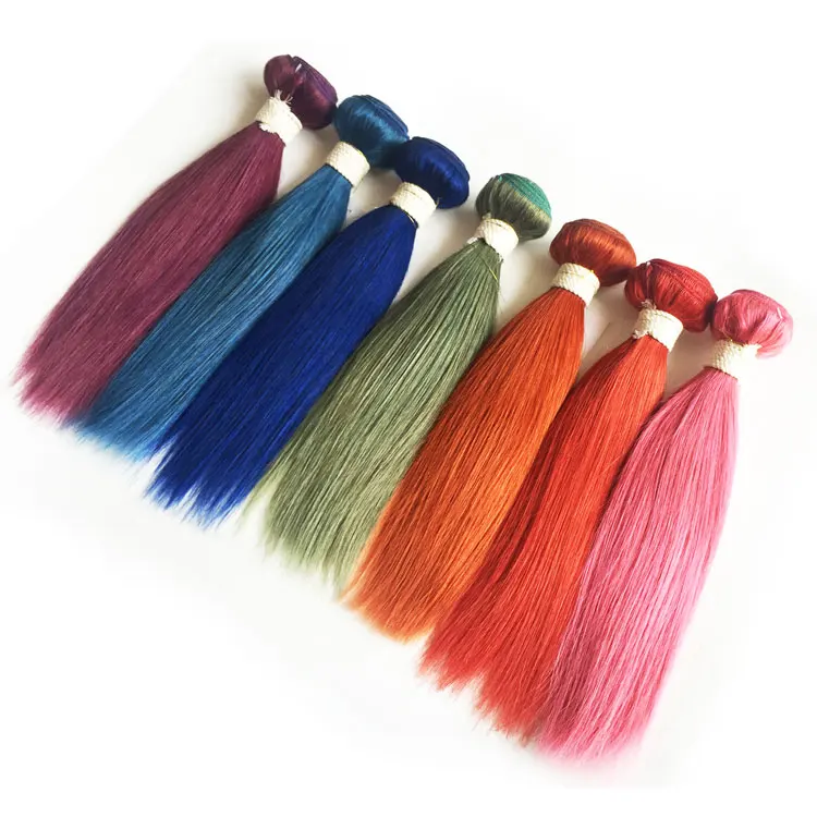Hot sale 8-36inch cheap fashion straight wave black blue green brazilian blue ombre hair weaves
Hot sale 8-36inch cheap fashion straight wave black blue green brazilian blue ombre hair weaves