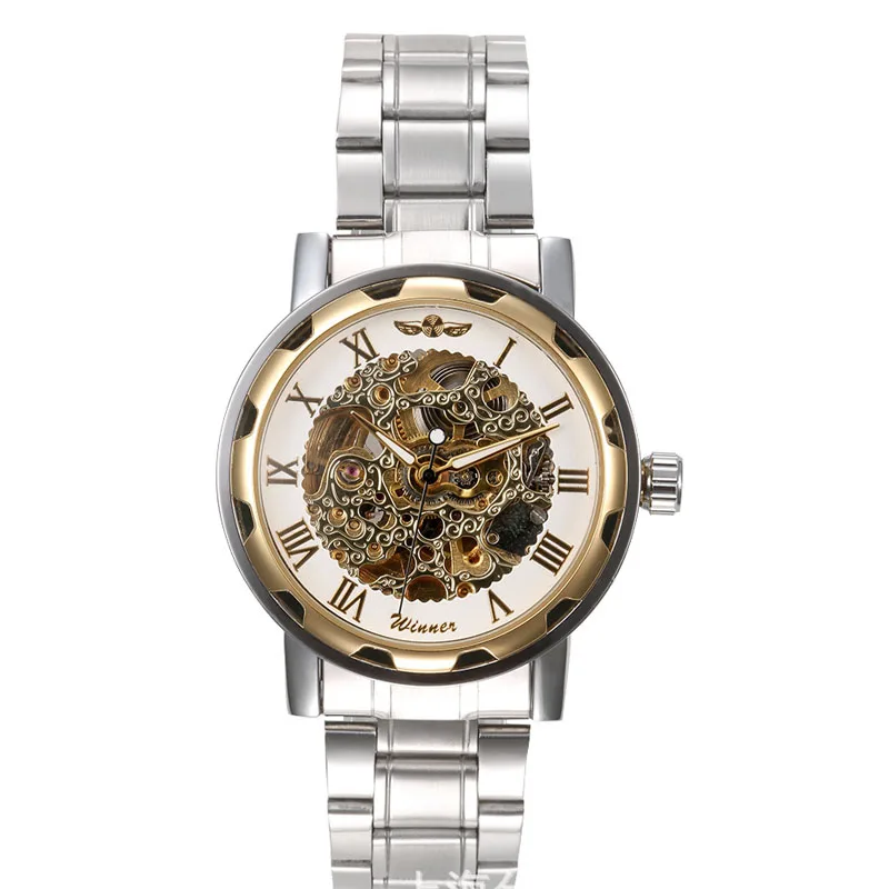 Winner-001 Sliver Color Stainless Steel Strap Men Watches Classical Winner Brand Wrist Watch for Business Men, Mixcolor
Winner-001 Sliver Color Stainless Steel Strap Men Watches Classical Winner Brand Wrist Watch for Business Men, Mixcolor