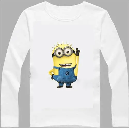 Top quality cartoon t shirts despicable me minions clothes minion costume children clothing girls boys clothing kids T-shirt