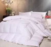 100% Cotton fabric duck feather white patchwork quilt luxury