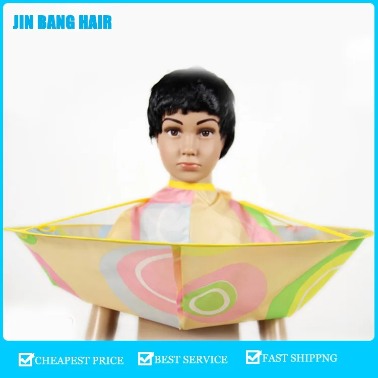 ホット販売高-グレード理髪岬用キッズ便利折りヘアカット理髪美容師用品防水卸売価格 問屋・仕入れ・卸・卸売り