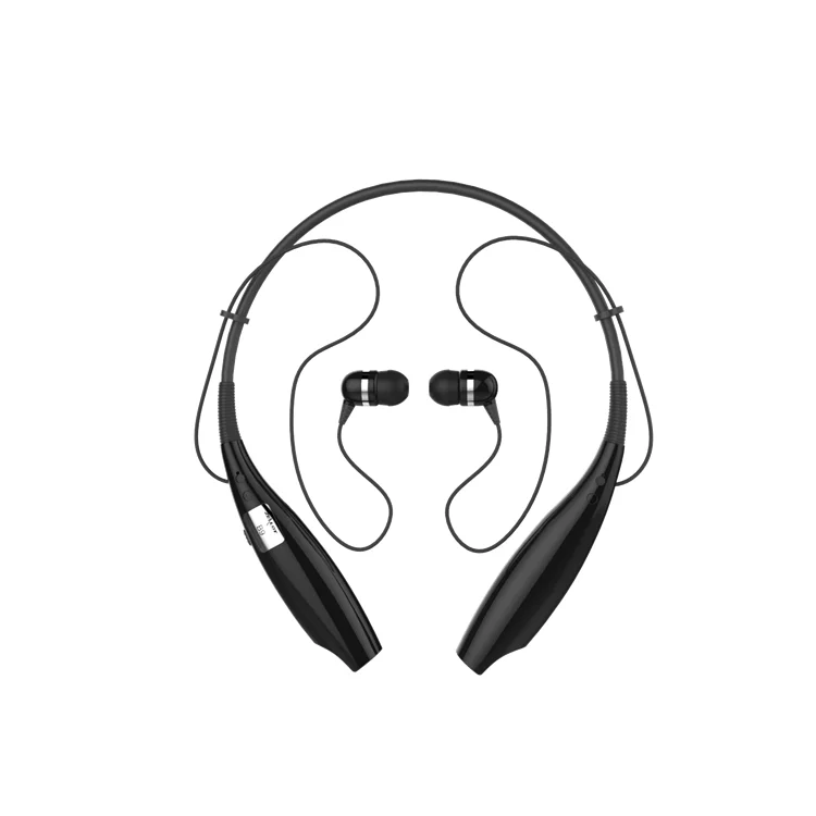 Wireless headset active type noise reduction 2019 neckband bt earphone in black and white color for your choice - ANKUX.COM