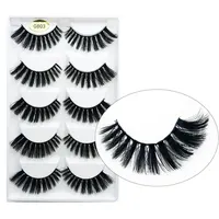 private label 5 Pairs individual 3d faux handmade mink synthetic eyelash custom packing logo
private label 5 Pairs individual 3d faux handmade mink synthetic eyelash custom packing logo