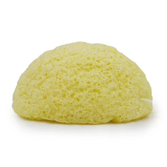 gently exfoliating body konjac sponge scrubber