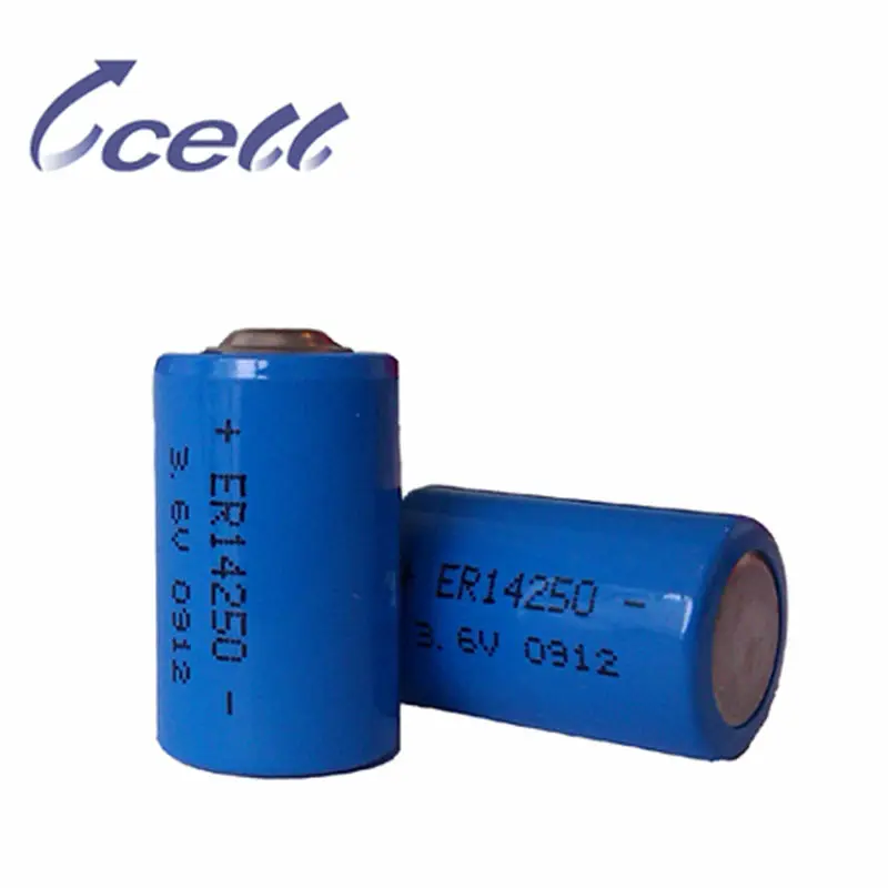 1/2AA 3.6V 1200mAh ER14250 Non-rechargeable Lithium Battery