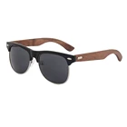 Best Selling 2018 private label wood glasses custom sunglasses with logo