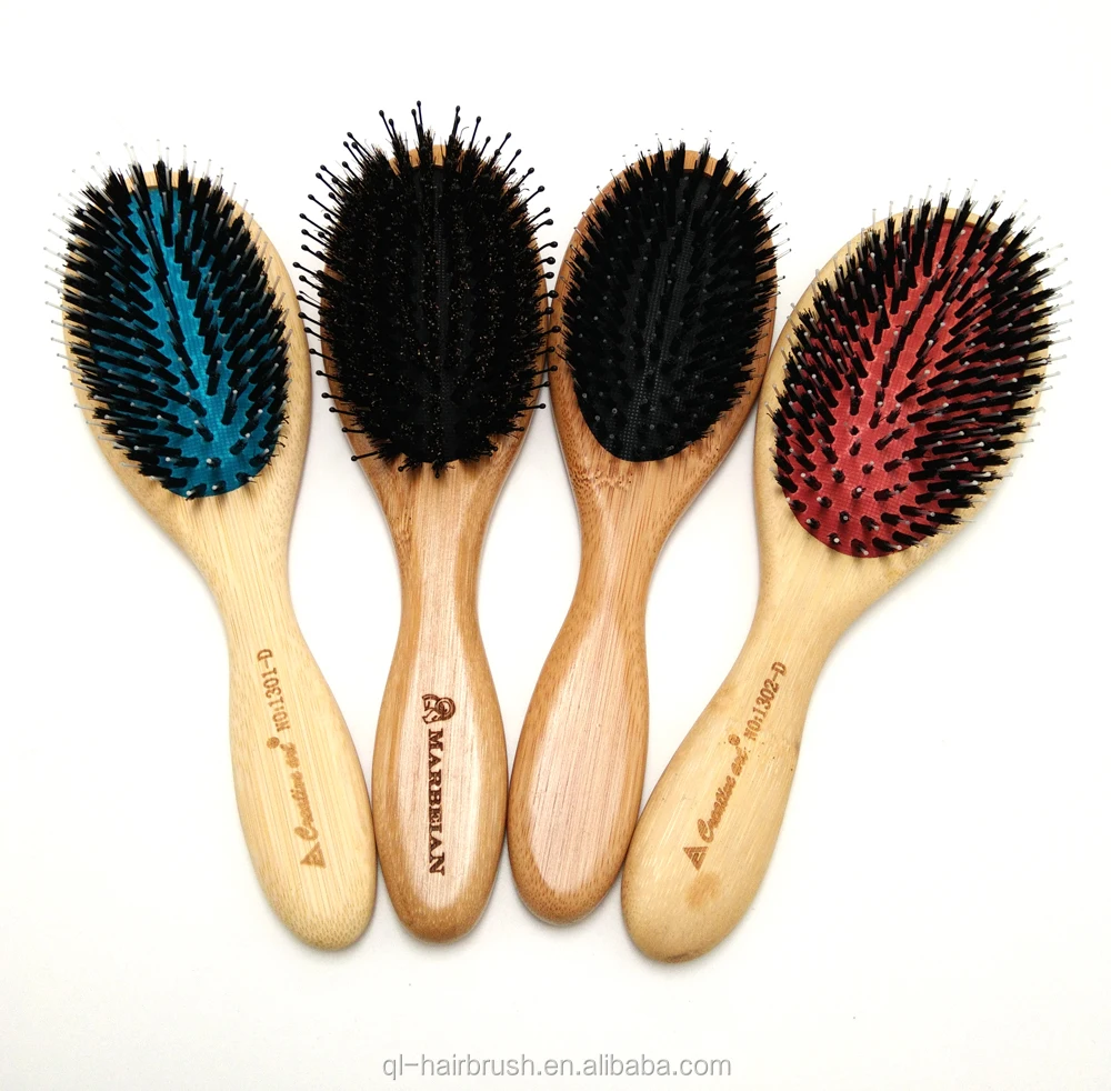 Natural Hair Brush Bamboo Promotion Bamboo Hair Brush Bamboo