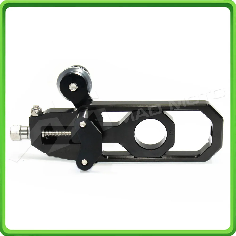 Motorcycle Chain Tensioner Adjuster with bobbins kit for Suzuki GSXR600 GSX-R750 2011 2012 2013 2014 2015 2016 Black (11)