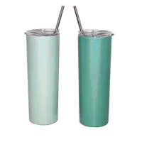 

20oz skinny stainless steel tumbler 600ml vacuum insulated wine tumbler with sliding lid and plastic straw