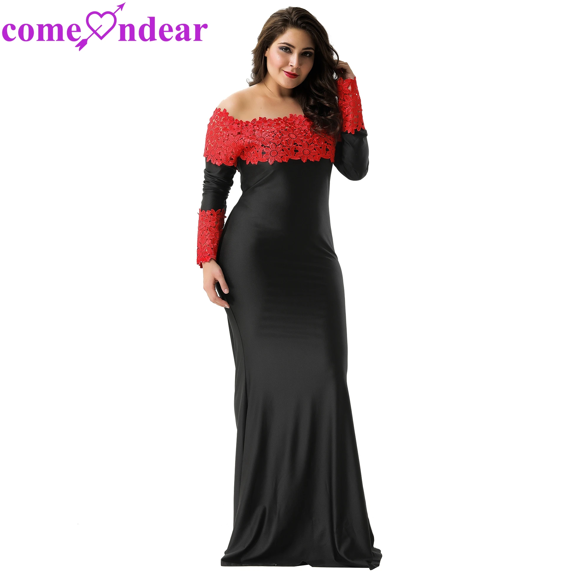 OEM Fat Women Long Sleeve Lace Latest Design Formal Evening Gown, Red latest design formal evening gown
OEM Fat Women Long Sleeve Lace Latest Design Formal Evening Gown, Red latest design formal evening gown