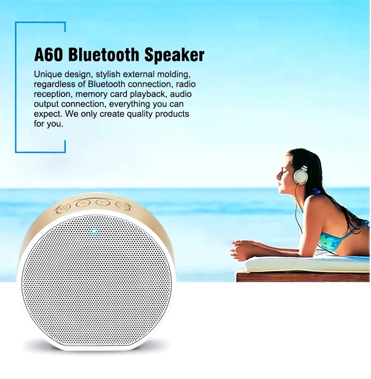 New arrivals electronic gadgets a60 bluetooths mini speaker wireless audio - ANKUX.COM