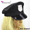 Cheap black army hat 1088 badge police cap Halloween products customize