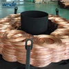 low MOQ high quality seamless copper pipe for refrigeration