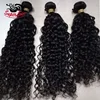 Superlove Wholesale Cuticle Aligned Machine Double Drawn Weft 11A Grade Virgin remy water curl Hair weave water wave hair weave