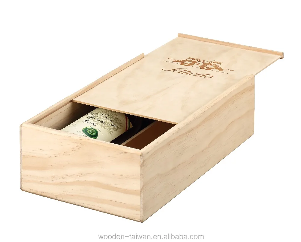 packaging & printing  box  recyclable mdf wooden wine box gift