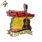 Wholesale cheap soft enamel custom metal Europe countries fridge magnets