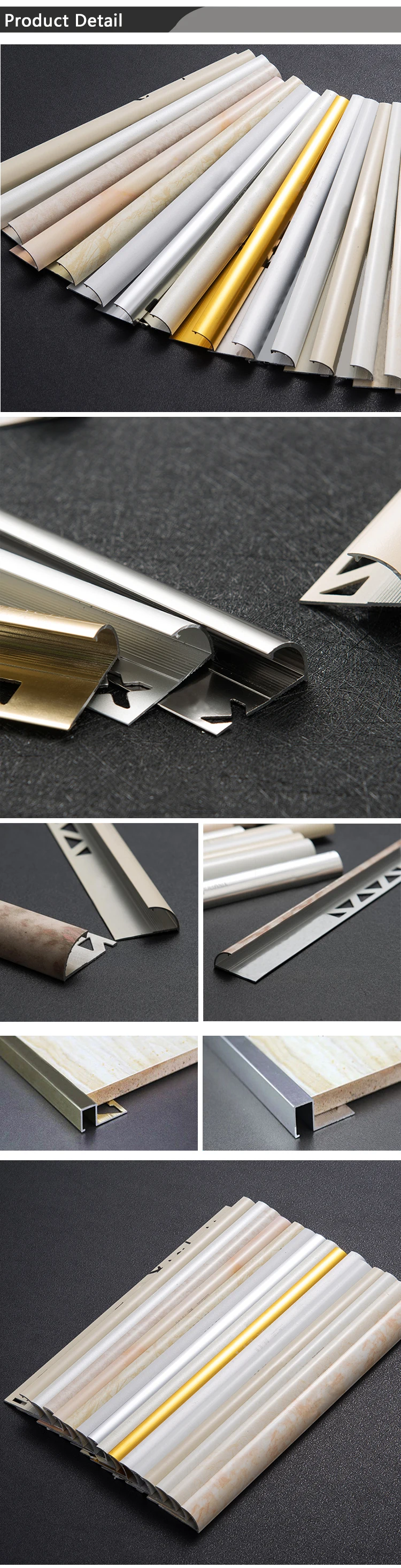 Art Deco Aluminium Edge Tile Trim