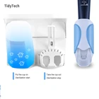 UV sterilizer toothbrush holder wall mount toothpaste dispenser bathroom set with cups