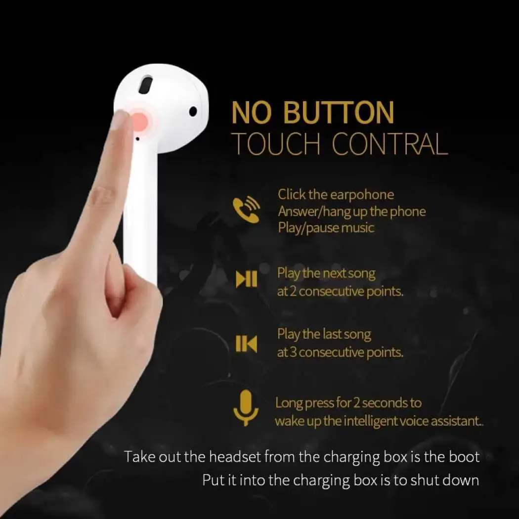 Free Shipping New Arrival i10 TWS Wireless Bluetooths 5.0 Mini Earbuds - ANKUX.COM