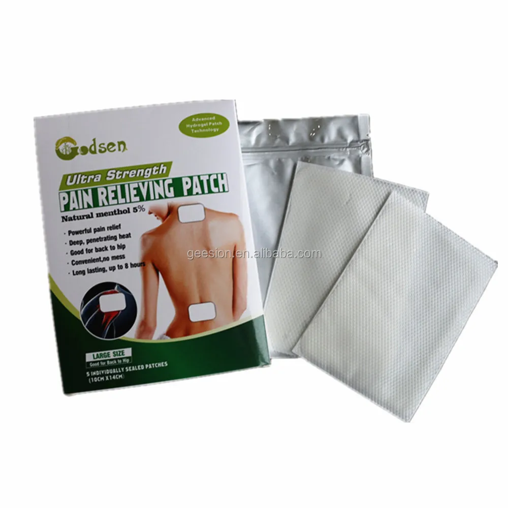 China supplier self-adhesive OEM offered herbal cooling pain relieving gel patch