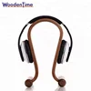 2018 Hot Sale Custom Creative U Shape Universal Manufacturer Direct Headset Bamboo Wooden Headphone Stand Wood Display Stand Hol
