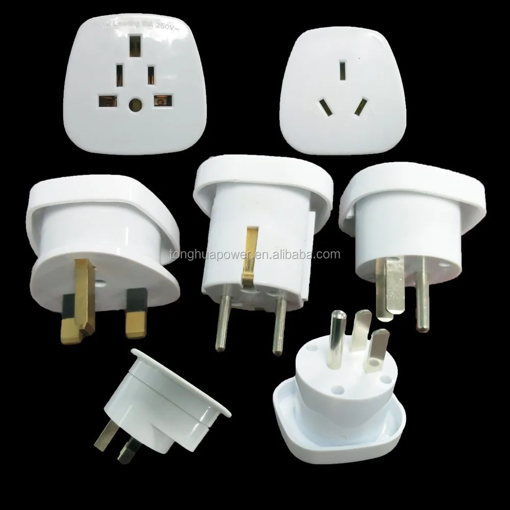 us uk au eu universal travel adapter/world travel adapter/au