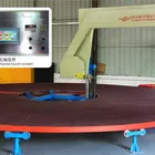 Hot Selling CE Certificate DongGuan Mattress Sponge Foam Block Cutting Machine with round table