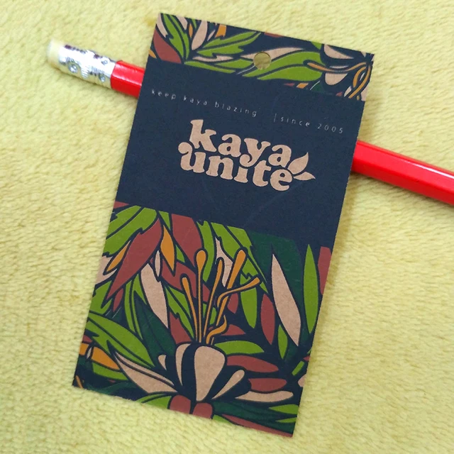 good quality fancy swing hang paper hang tag for garment