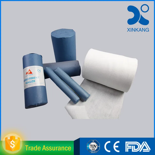 high quality wooden stick gauze roll gauze bandage gauze swabs