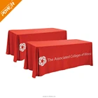 Custom print logo on fitted table cloth table cover