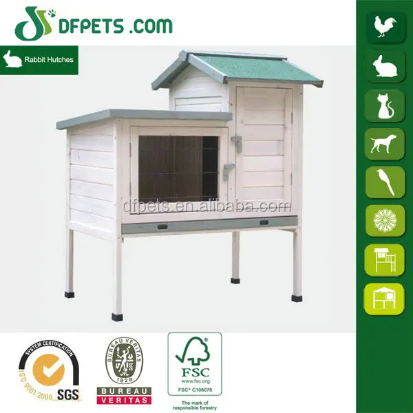 DFPets DFR059GW Single Storey Rabbit Cage With Tray