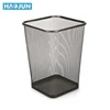 Household metal wire desk side waste paper basket rubbish bin basket