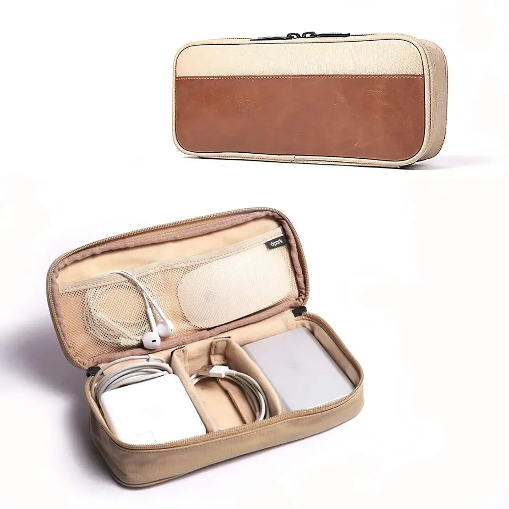 Canvas Case Universal Electronics Accessories Case Waterproof Travel Carrying Bag PU Leather Cable Organizer Storage Bags 100pcs, Pink/brown
Canvas Case Universal Electronics Accessories Case Waterproof Travel Carrying Bag PU Leather Cable Organizer Storage Bags 100pcs, Pink/brown