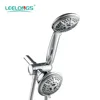Amazon hot sell combo shower heads 3 way 2 in 1 shower head full chrome high pressure 5 functions shower head