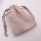 Custom Small Cotton Drawstring Jewelry Packing Bag