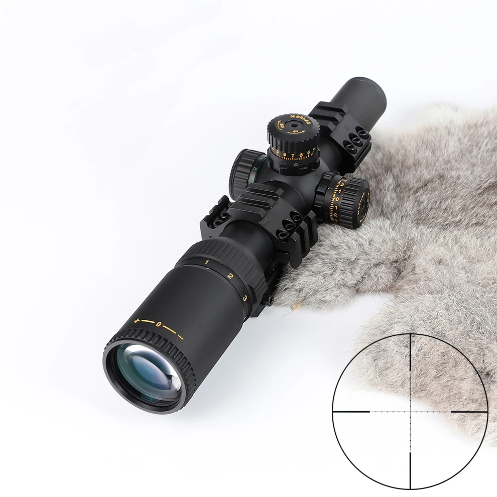 Hunting Riflescope SNIPER NT 1-6x24L Light Red Green Bright Hunting Optics Adjustable Objective Rifle Scopes military use, Black
Hunting Riflescope SNIPER NT 1-6x24L Light Red Green Bright Hunting Optics Adjustable Objective Rifle Scopes military use, Black