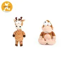 Big eyes Monkey and Giraffe Plush Pet Dog Toy