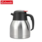 1000ml arabic double wall stainless steel wide mouth vacuum coffee moka pot