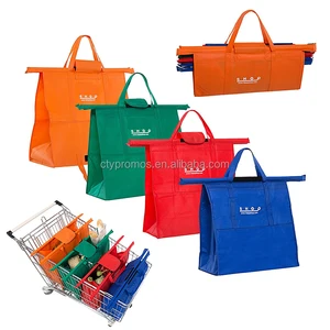 wholesale custom reusable trolley shopping bag