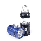 adventuridge outdoor telescopic portable cob rechargeable led lamp solar fishing rod camping light lantern