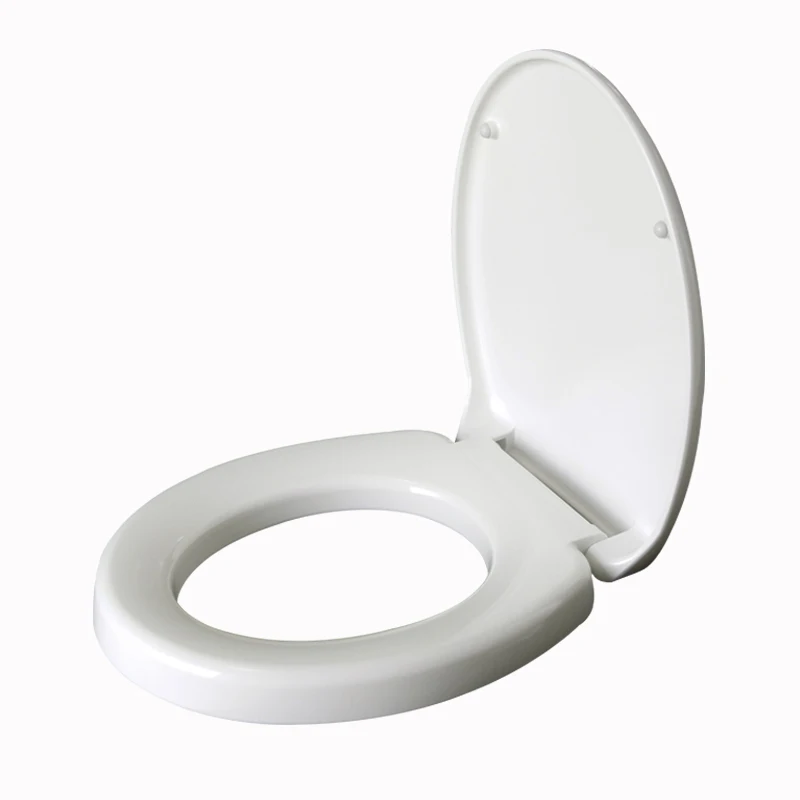 Comfort height raised toilet seat cover for special needs
