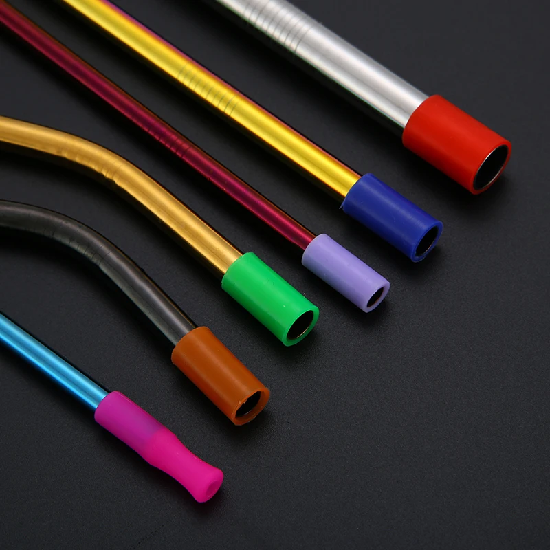 Colorful Reusable Stainless Steel Drinking Straw Sleeve Straw Tips for Straight Bent Straw, Blue,red,green,orange,pink,yellow,purple
Colorful Reusable Stainless Steel Drinking Straw Sleeve Straw Tips for Straight Bent Straw, Blue,red,green,orange,pink,yellow,purple