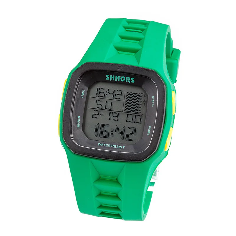 SHHORS Brand Fashion Sport Silicone Watch Women 3 ATM Waterproof LED Digital Wristwatch Relogio Montre Enfant Relojes Mujer A405
