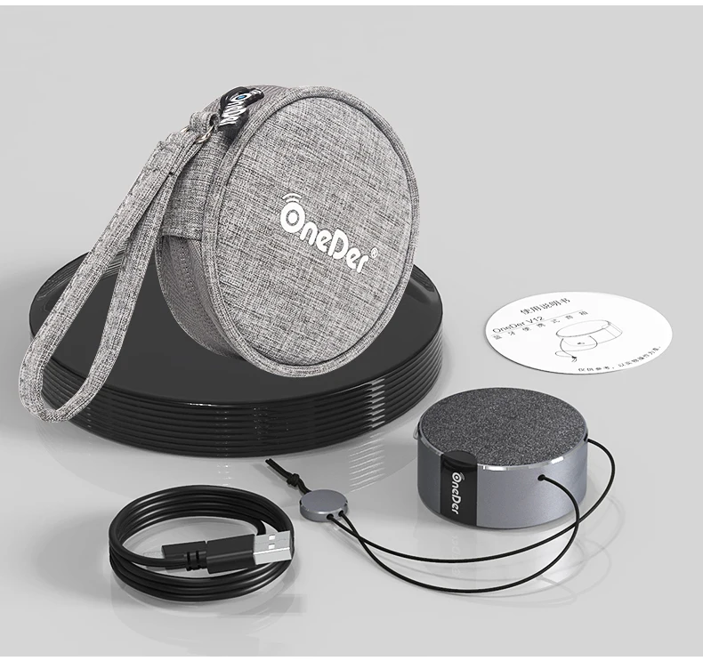 OneDer V12 Wireless Bluetooth Speaker TF FM USB BT Subwoofer Outdoor Portable Mini Wireless Bluetooth Speaker - ANKUX.COM